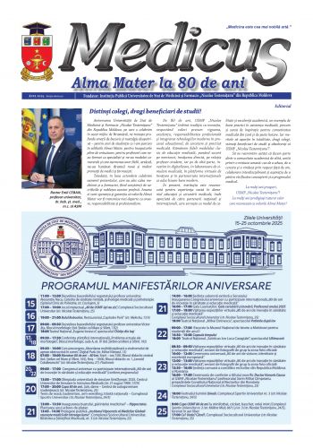 Medicus, Ediție specială (Octombrie 2025)