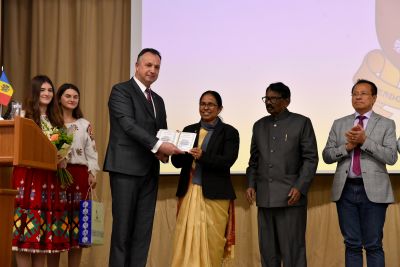 Vizita delegații indiene, condusă de Kottyal Koroth Shailaja Kumarise, ministrul Sănătății, Justiției Sociale şi Dezvoltării Femeii și Copilului din statul Kerala