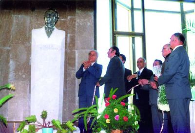 Inaugurarea bustului lui N. Testemițanu