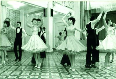 Repetiții de dans sportiv (anii ’80)