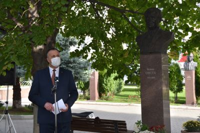 Dezvelirea bustului profesorului universitar Roman Coșciug