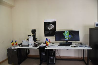Lansarea microscopului confocal „Leica”