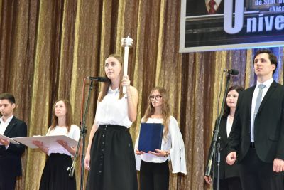 Ceremonia de bun venit a studenților admiși în anul I