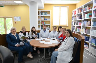 Inaugurarea unei noi săli de lectură a Bibliotecii Științifice Medicale