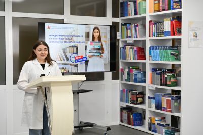 Inaugurarea unei noi săli de lectură a Bibliotecii Științifice Medicale