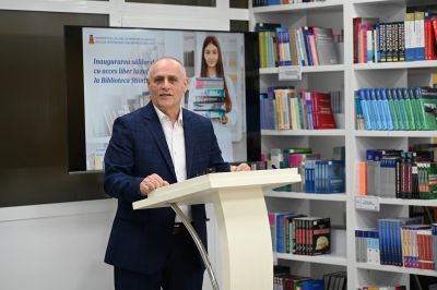 Inaugurarea unei noi săli de lectură a Bibliotecii Științifice Medicale