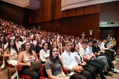 Ceremonia de bun venit a studenților admiși în anul I