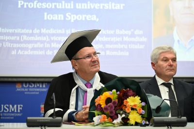 Profesorul Ioan Sporea -DHC al USMF „Nicolae Testemițanu”