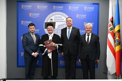 Profesorul Ioan Sporea -DHC al USMF „Nicolae Testemițanu”